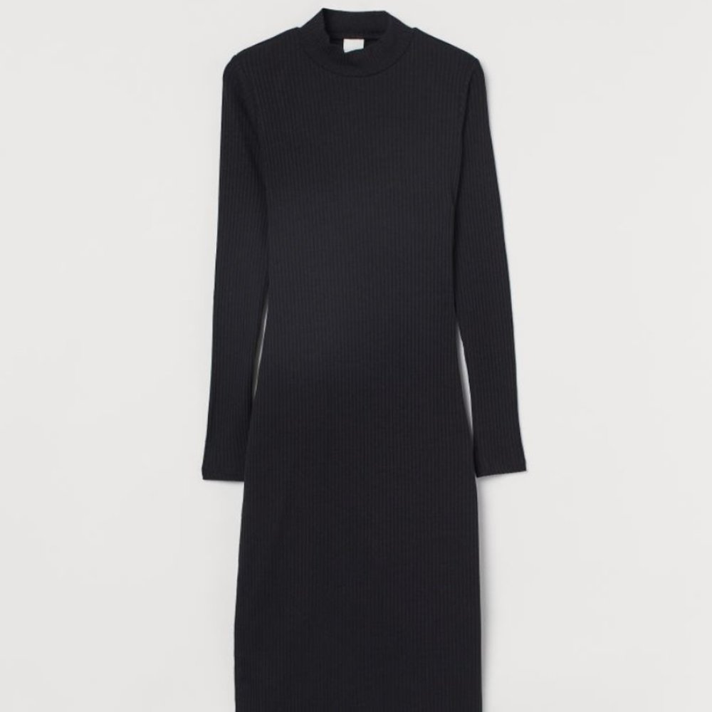 NWT H&M Ribbed Jersey Dress